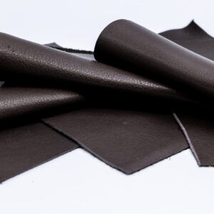 Glattleder Fetzen dunkelbraun dicke 1,2mm bis 1,5mm