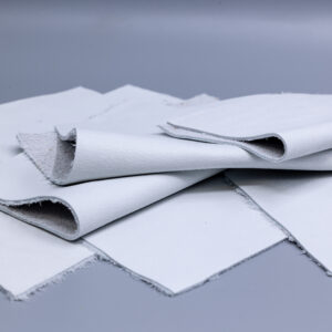 Glattleder Fetzen weiß dicke 1,2mm bis 1,5mm